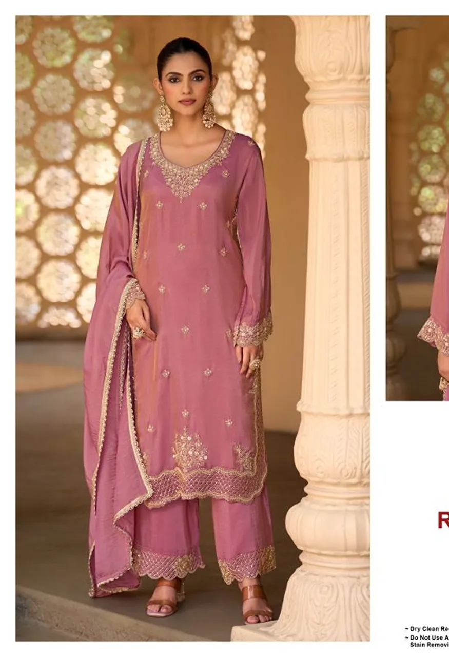 Deepsy D 3571 A To D Readymade Viscose Tissue Silk Beats Work Salwar Kameez Catalog — Wholesale Salwar Suits, Deepsy Suit wholesale from Surat — Photo 2