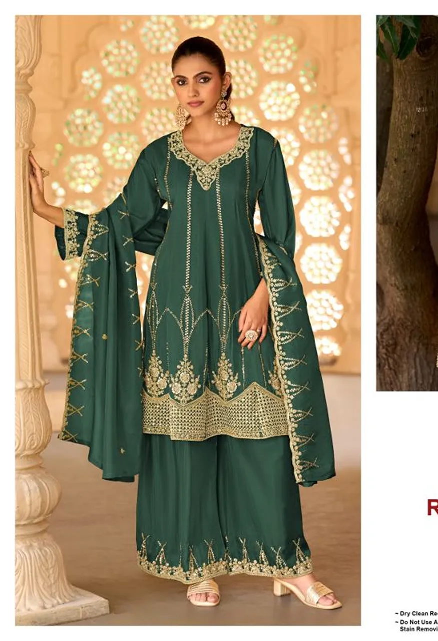 Deepsy D 3572 A To D Readymade Viscose Tissue Silk Beats Work Salwar Kameez Catalog — Wholesale Salwar Suits, Deepsy Suit wholesale from Surat — view 2