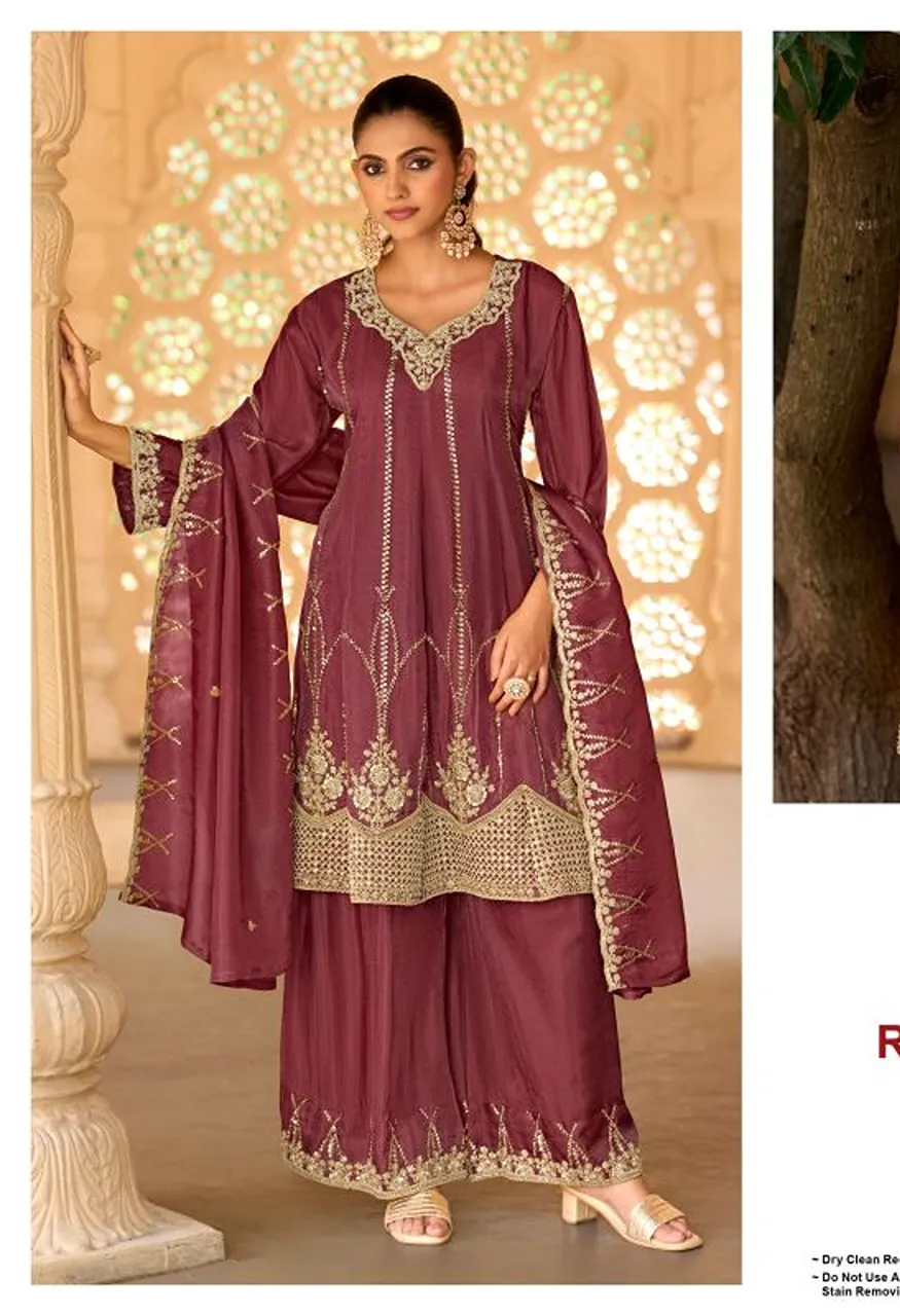 Deepsy D 3572 A To D Readymade Viscose Tissue Silk Beats Work Salwar Kameez Catalog — Wholesale Salwar Suits, Deepsy Suit wholesale from Surat — view 3