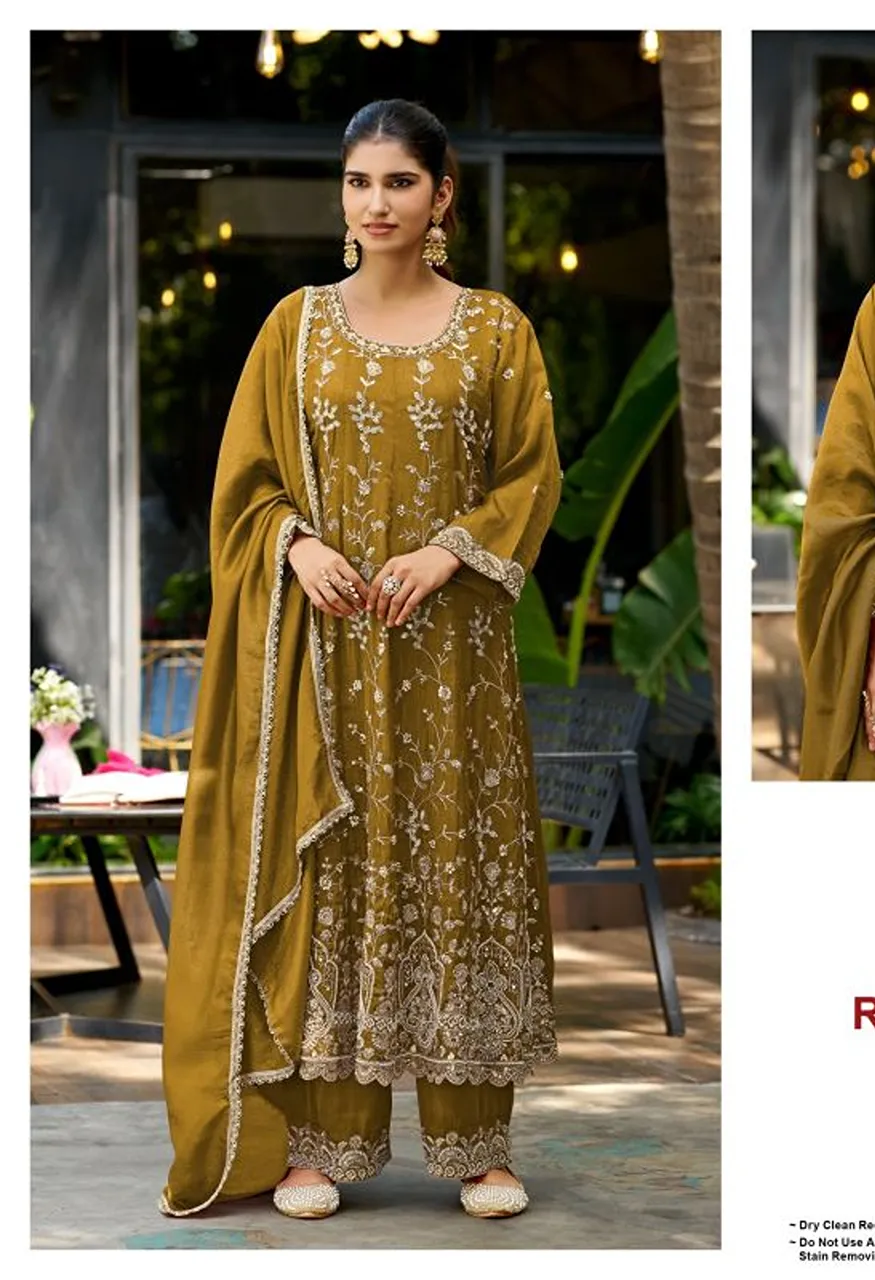 Deepsy D 3585 A To D Readymade Viscose Tissue Silk Beats Work Salwar Kameez Catalog — Wholesale Salwar Suits, Deepsy Suit wholesale from Surat — Photo 3