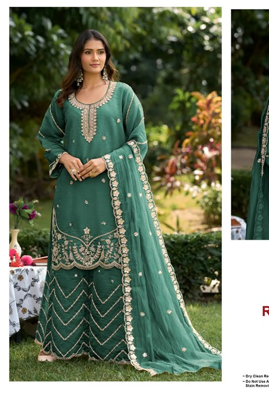 Deepsy D 3591 I To L Readymade Viscose Tissue Silk Beads Work Salwar Kameez Catalog — Wholesale Salwar Suits, Deepsy Suit wholesale from Surat — Photo 3