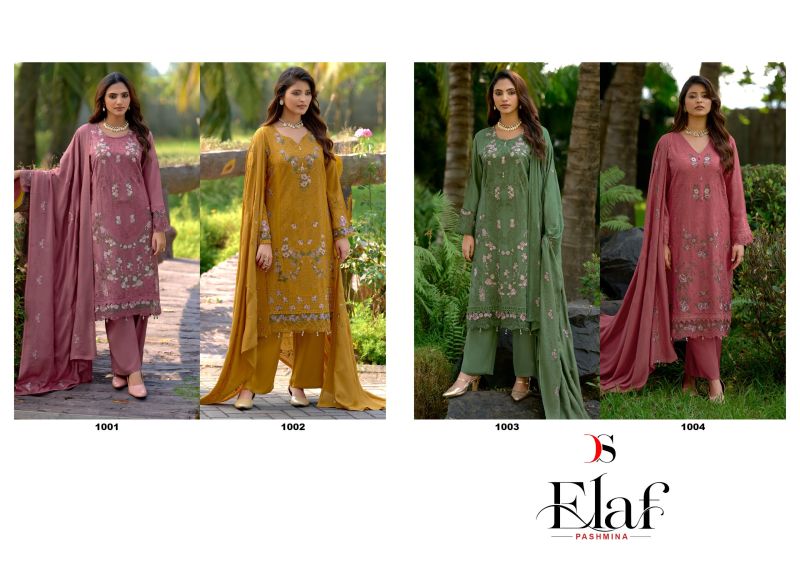 Deepsy Elaf Pashmina Vol 1 Pakistani Viscose Pashmina Embroidered Salwar Kameez Catalog — Wholesale Salwar Suits, Deepsy Suit wholesale from Surat — Photo 6