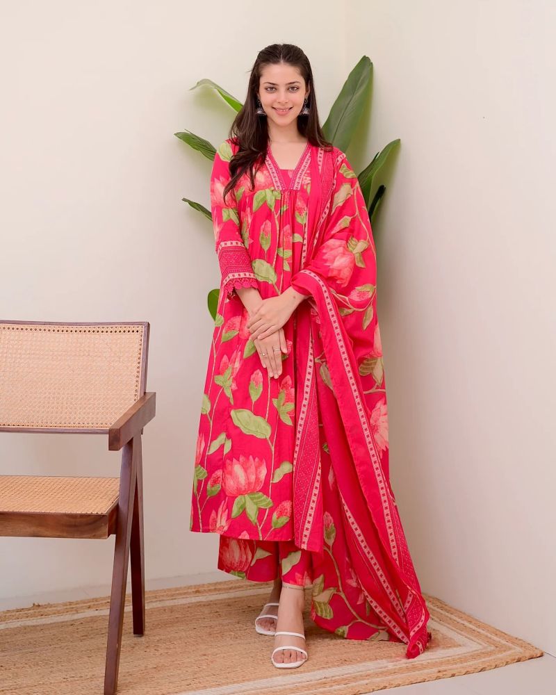 Dhruvi 536 To 538 Viscose Printed Kurti With Bottom Dupatta Catalog — Wholesale Kurtis, Vardan Ethnic wholesale from Surat — Photo 5