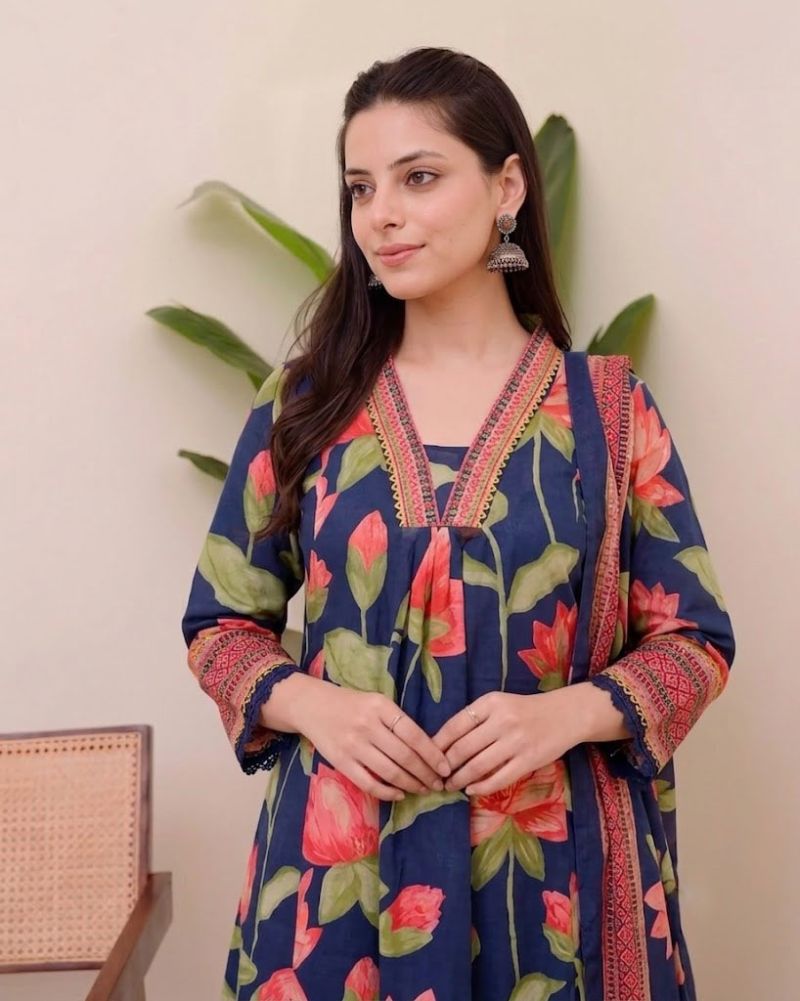 Dhruvi 536 To 538 Viscose Printed Kurti With Bottom Dupatta Catalog