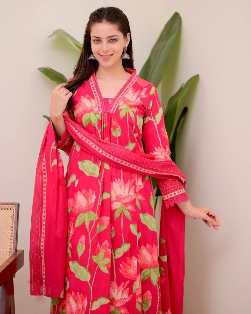 Dhruvi 536 To 538 Viscose Printed Kurti With Bottom Dupatta Catalog — Wholesale Kurtis, Vardan Ethnic wholesale from Surat — Photo 4