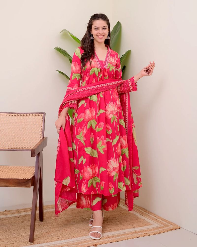Dhruvi 536 To 538 Viscose Printed Kurti With Bottom Dupatta Catalog — Wholesale Kurtis, Vardan Ethnic wholesale from Surat — Photo 2