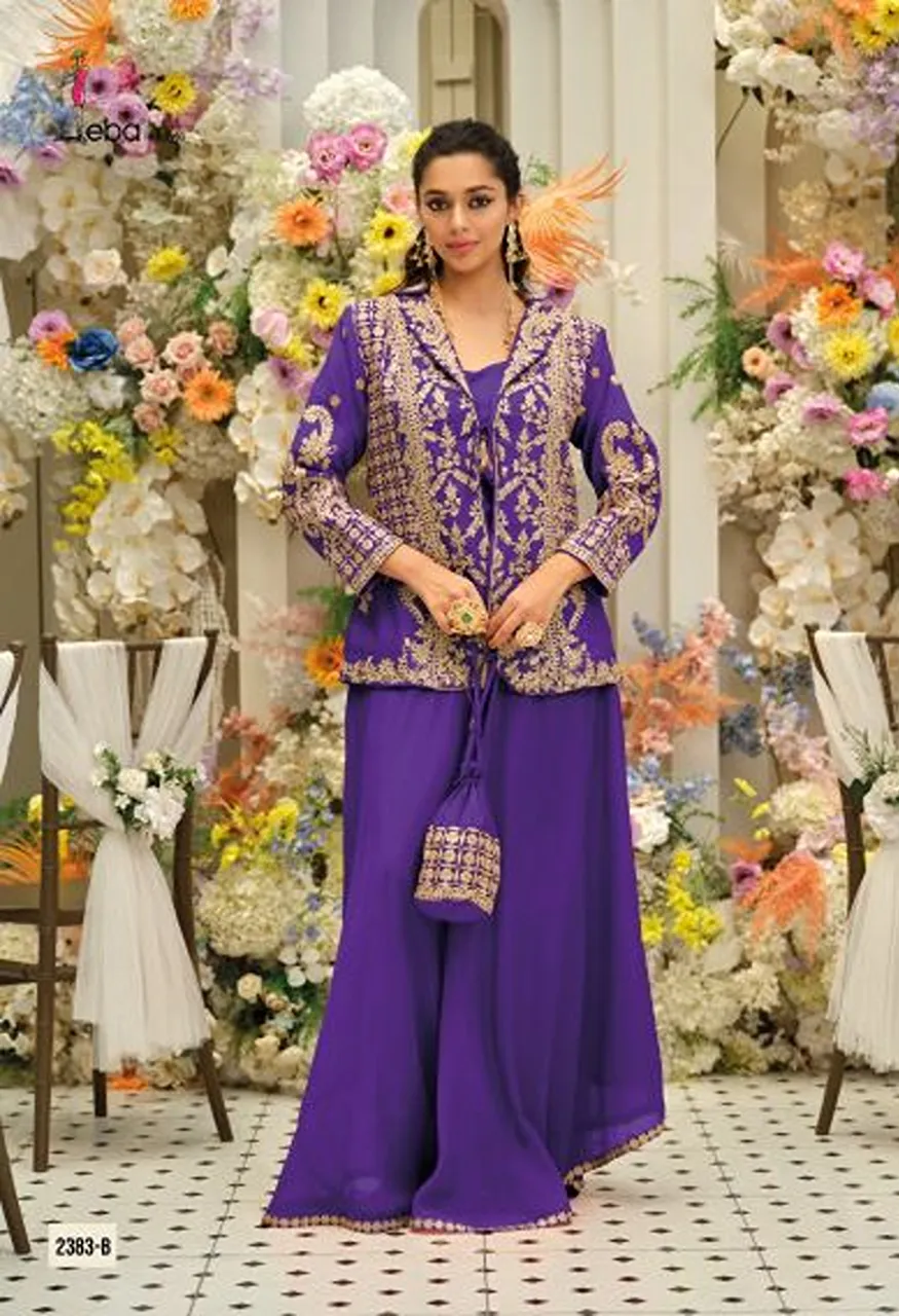 Eba Belina Chinon Embroidered Designer Western Wear Catalog