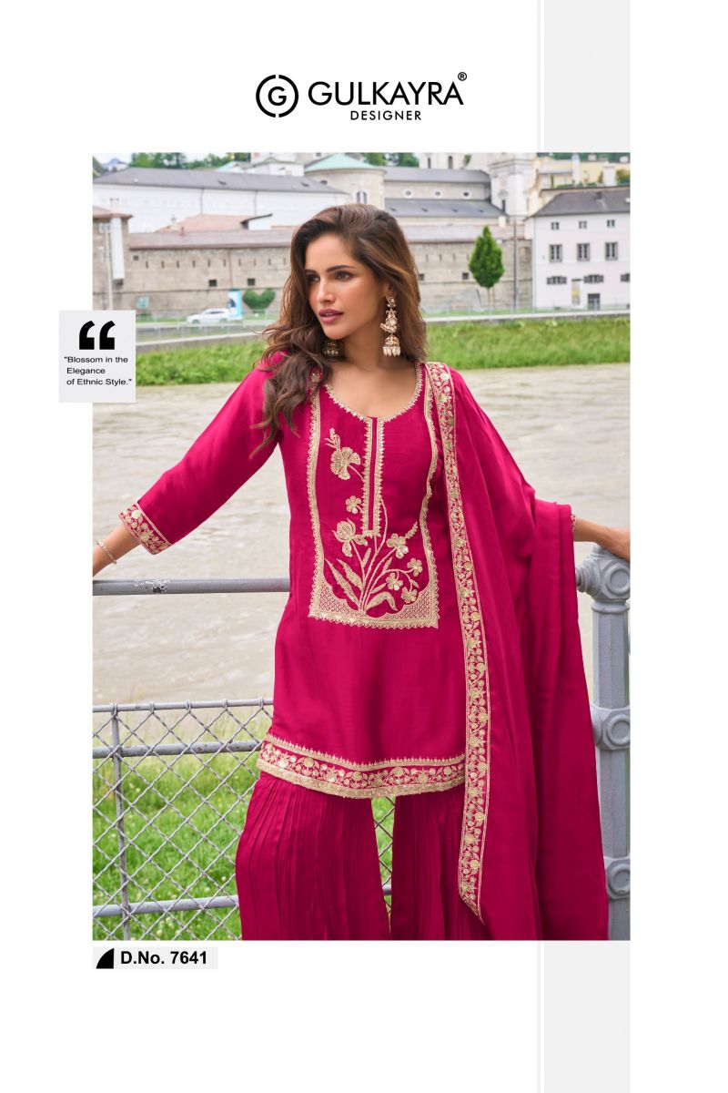 Gulkayra Lavanya Silk Embroidered Designer Salwar Kameez Catalog — Wholesale Salwar Suits, Gulkayra wholesale from Surat — view 6