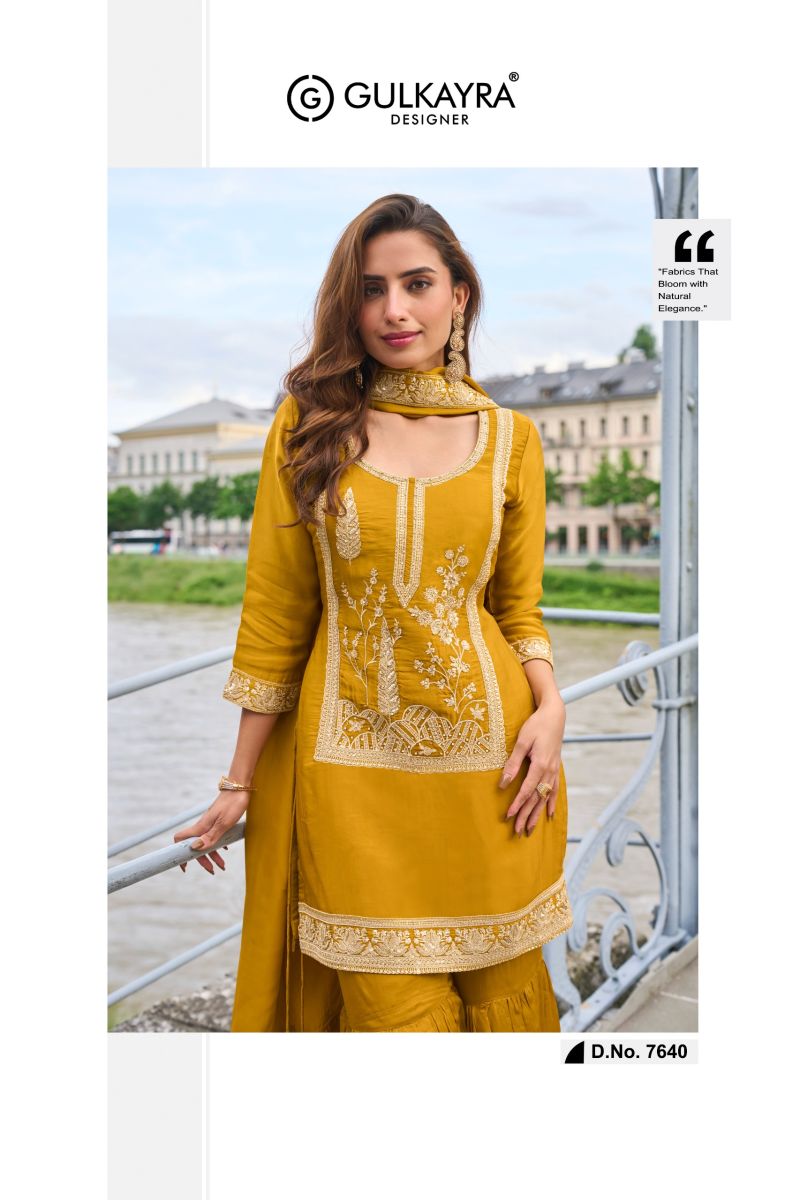 Gulkayra Lavanya Silk Embroidered Designer Salwar Kameez Catalog — Wholesale Salwar Suits, Gulkayra wholesale from Surat — view 5