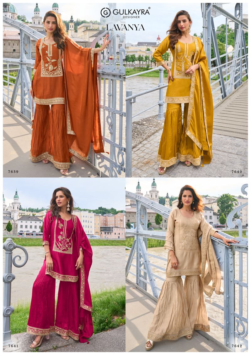 Gulkayra Lavanya Silk Embroidered Designer Salwar Kameez Catalog — Wholesale Salwar Suits, Gulkayra wholesale from Surat — view 9