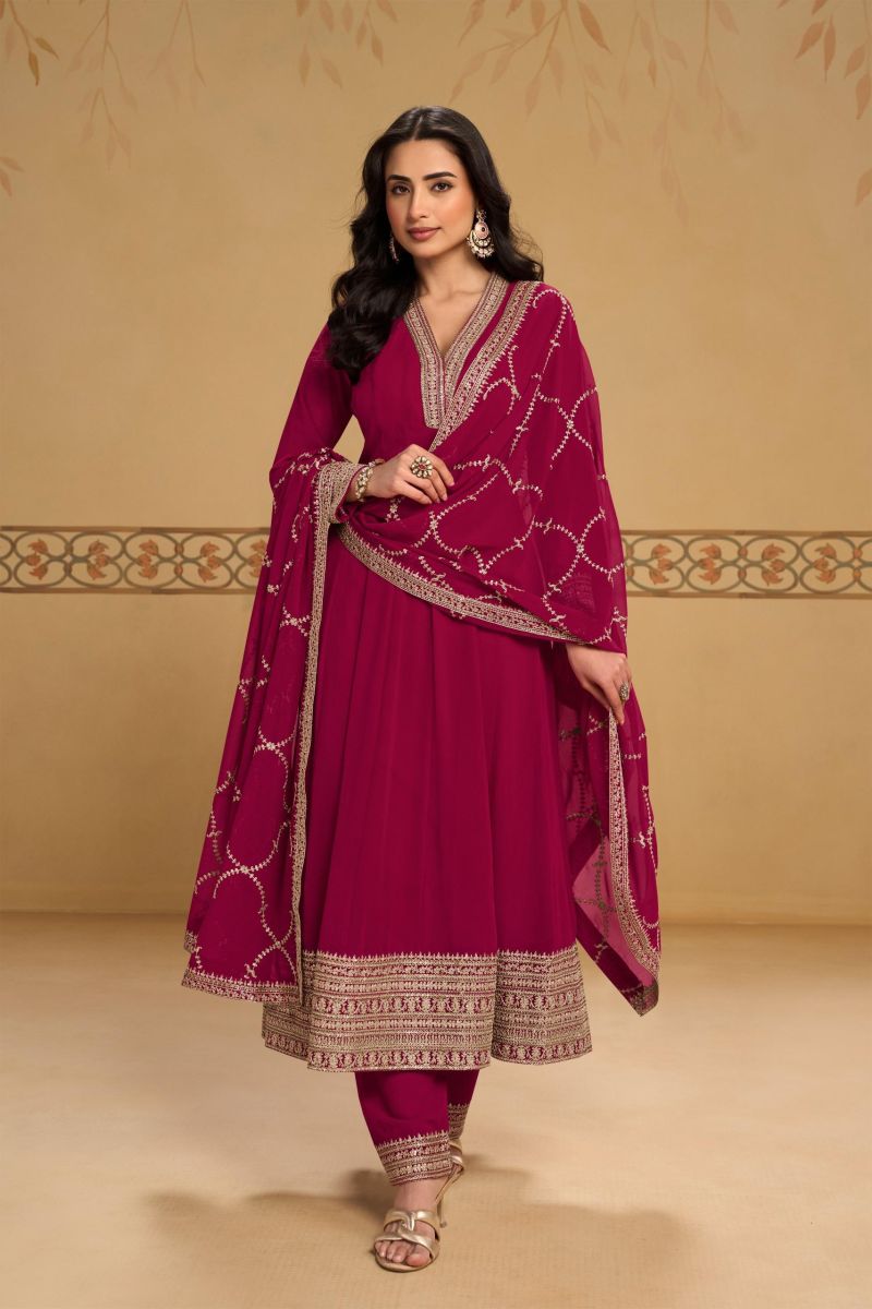 Gulkayra Mehfil Readymade Georgette Embroidered Designer Salwar Kameez Suit Catalog — Wholesale Salwar Suits, Gulkayra wholesale from Surat — view 3