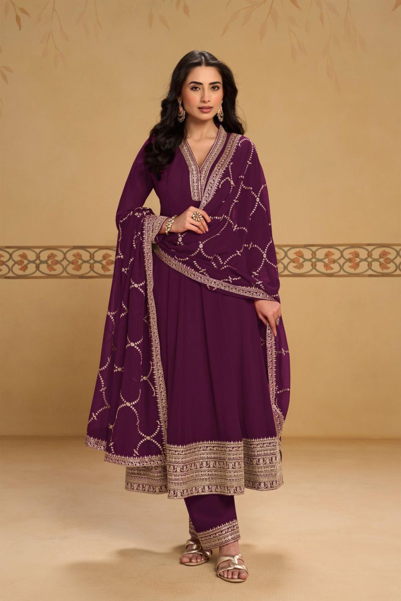 Gulkayra Mehfil Readymade Georgette Embroidered Designer Salwar Kameez Suit Catalog — Wholesale Salwar Suits, Gulkayra wholesale from Surat — view 6