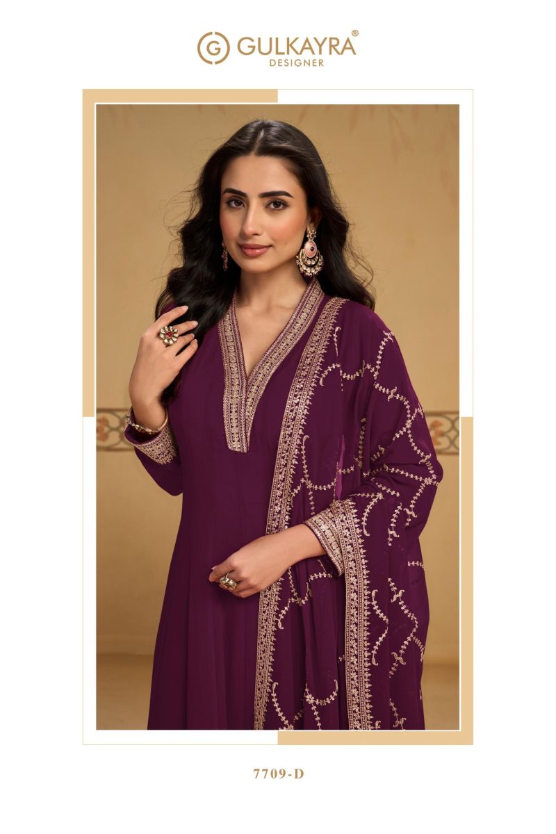 Gulkayra Mehfil Readymade Georgette Embroidered Designer Salwar Kameez Suit Catalog — Wholesale Salwar Suits, Gulkayra wholesale from Surat — view 4