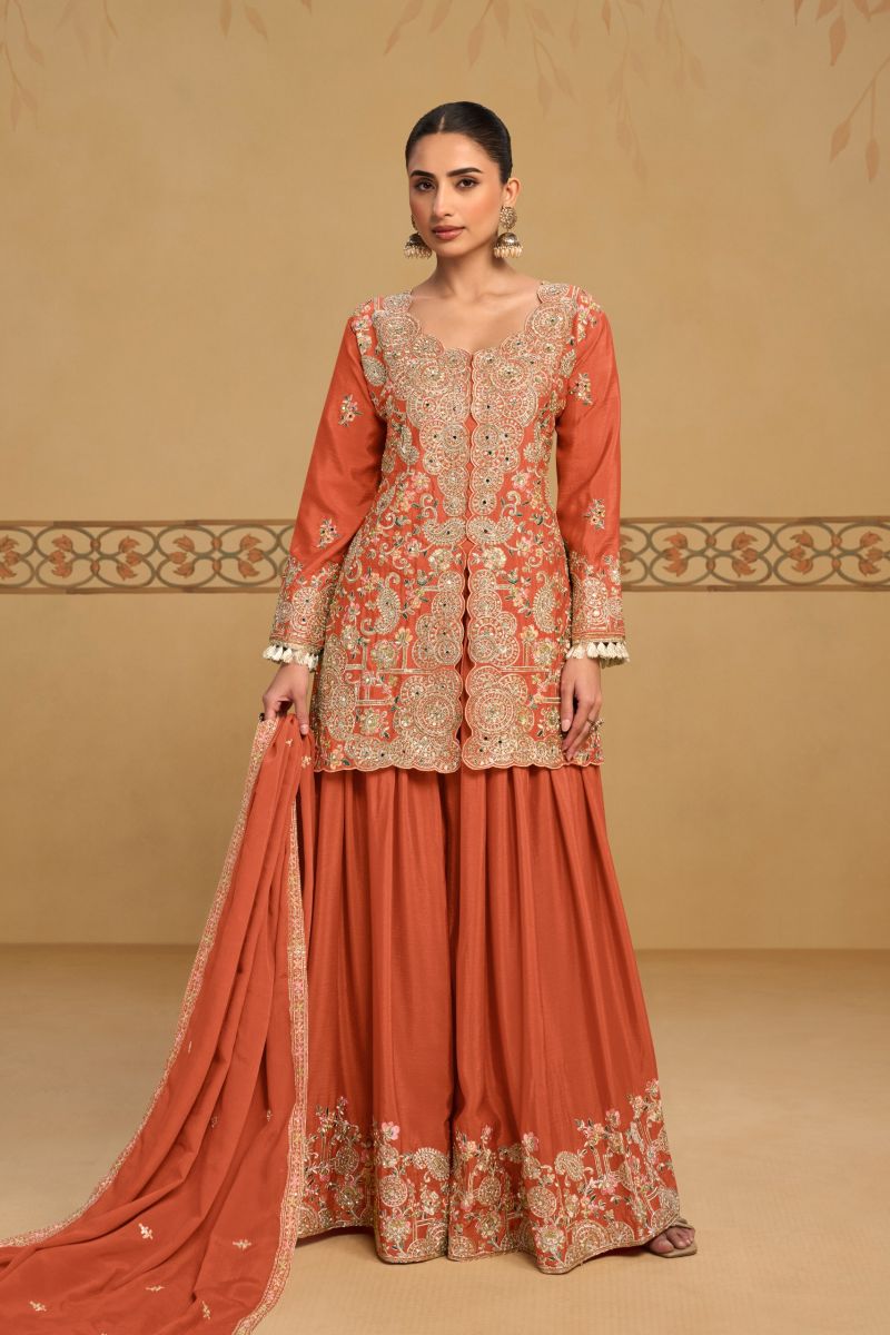 Gulkayra Panghat Real Chinon Embroidered Designer Salwar Kameez Catalog — Wholesale Salwar Suits, Gulkayra wholesale from Surat — Photo 2