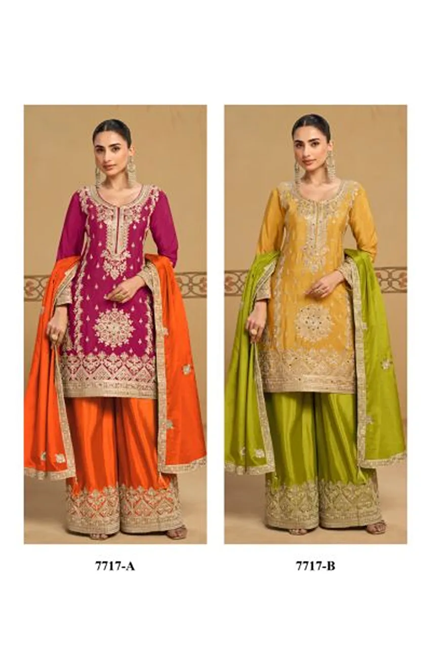 Gulkayra Reva Chinon Embroidered Designer Salwar Kameez Catalog — Wholesale Salwar Suits, Gulkayra wholesale from Surat — Photo 3