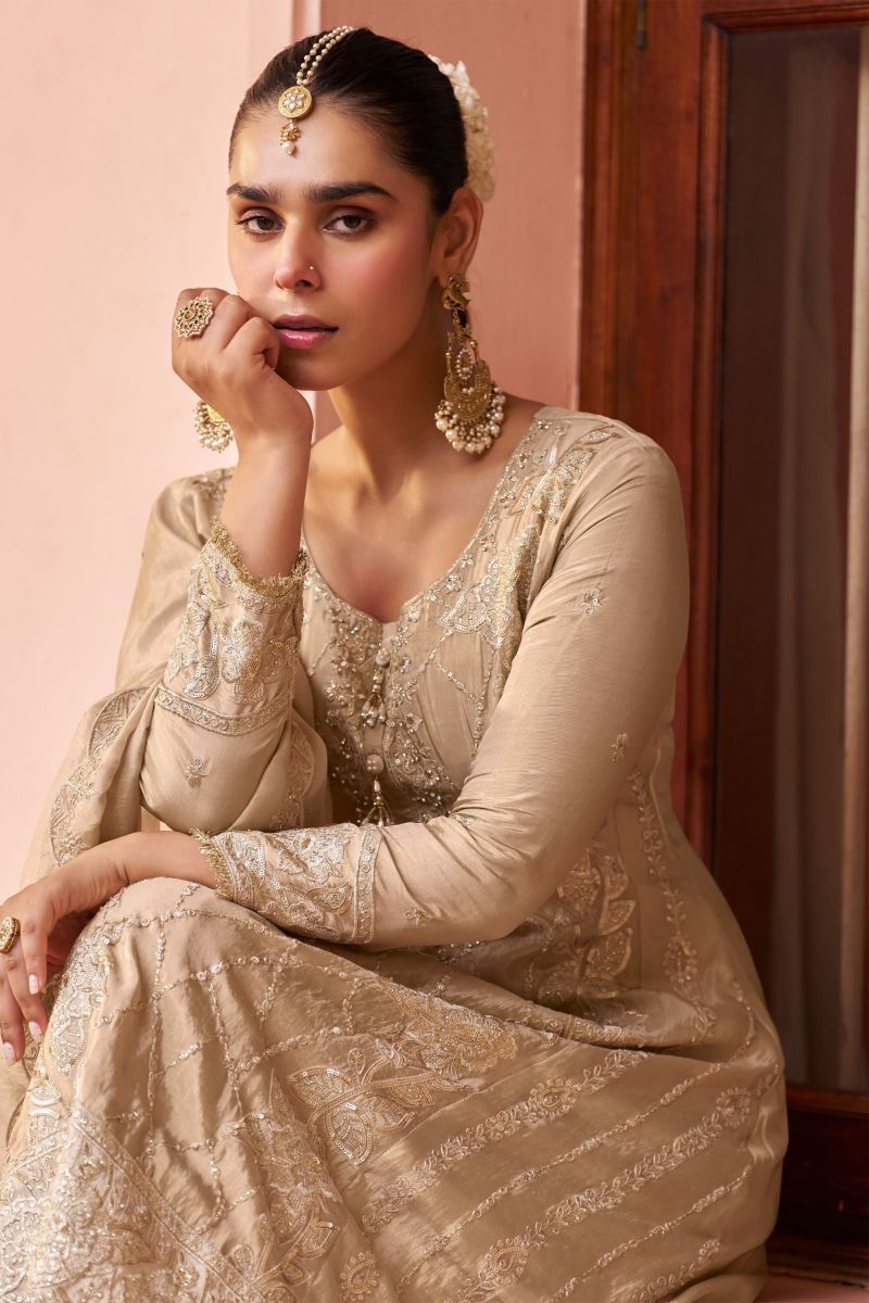 Gulkayra Zeenat Real Simar Silk Embroidered Designer Salwar Kameez Collection — Wholesale Salwar Suits, Gulkayra wholesale from Surat — view 3