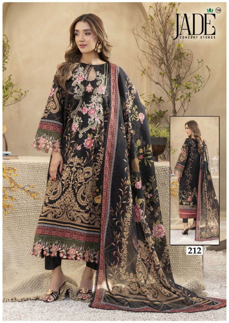 Jade Chevron Vol 22 Wholesale Cotton Printed Karachi Dress Material Collection
