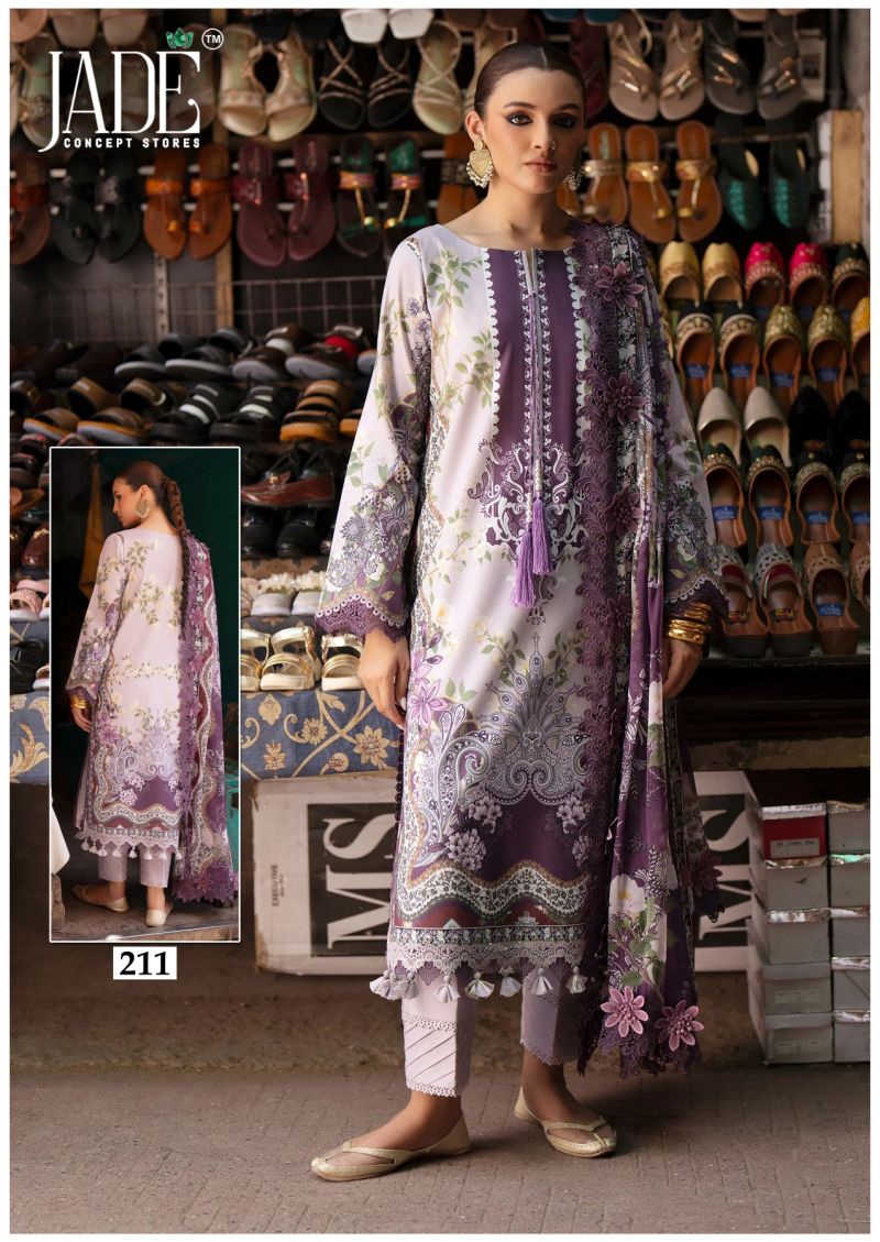 Jade Chevron Vol 22 Wholesale Cotton Printed Karachi Dress Material Collection — Wholesale Salwar Suits, Jade Concept Stores wholesale from Surat — Photo 3