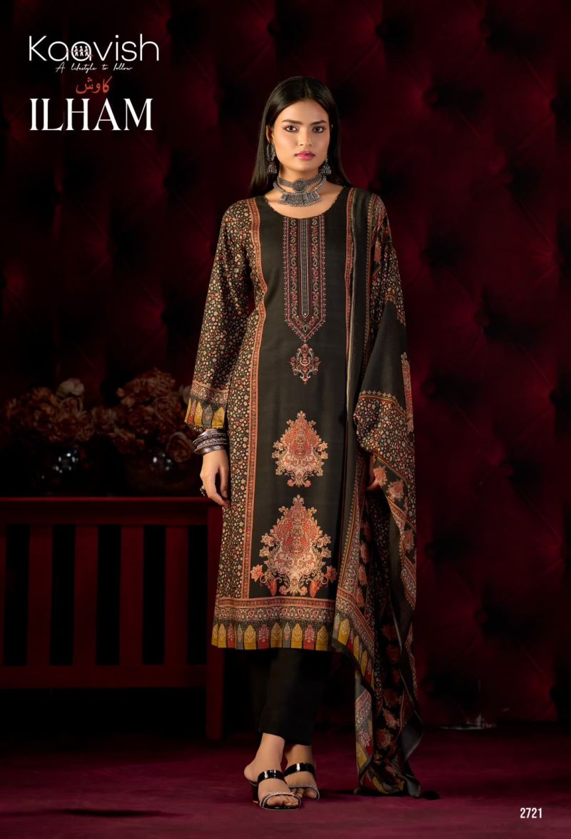 Kaavish Ilham Viscose Pashmina Digital Print Embroidered Salwar Kameez Catalog — Wholesale Salwar Suits, Kaavish wholesale from Surat — view 2