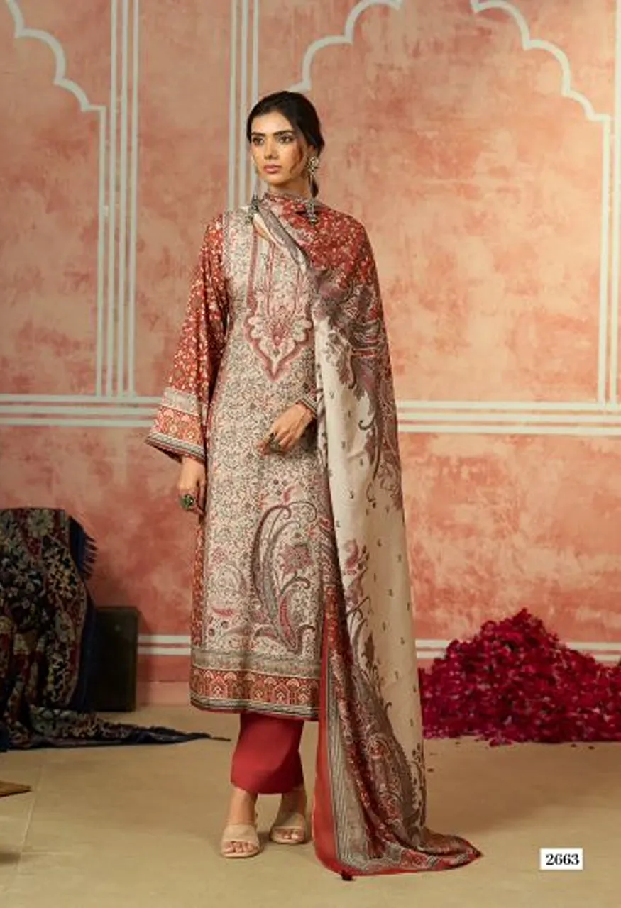 Kaavish Khwaab Viscose Pashmina Digital Print Hand Work Salwar Kameez Catalog — Wholesale Salwar Suits, Kaavish wholesale from Surat — Photo 2