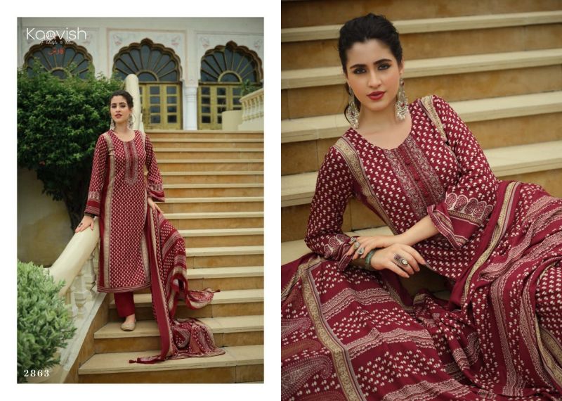 Kaavish Lafz Viscose Pashmina Digital Print Embroidered Salwar Kameez Catalog — Wholesale Salwar Suits, Kaavish wholesale from Surat — Photo 7