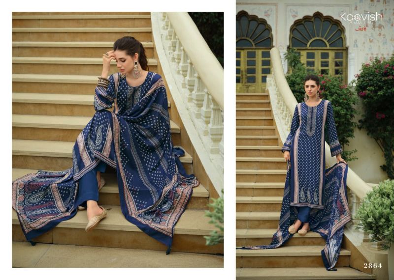 Kaavish Lafz Viscose Pashmina Digital Print Embroidered Salwar Kameez Catalog — Wholesale Salwar Suits, Kaavish wholesale from Surat — Photo 6