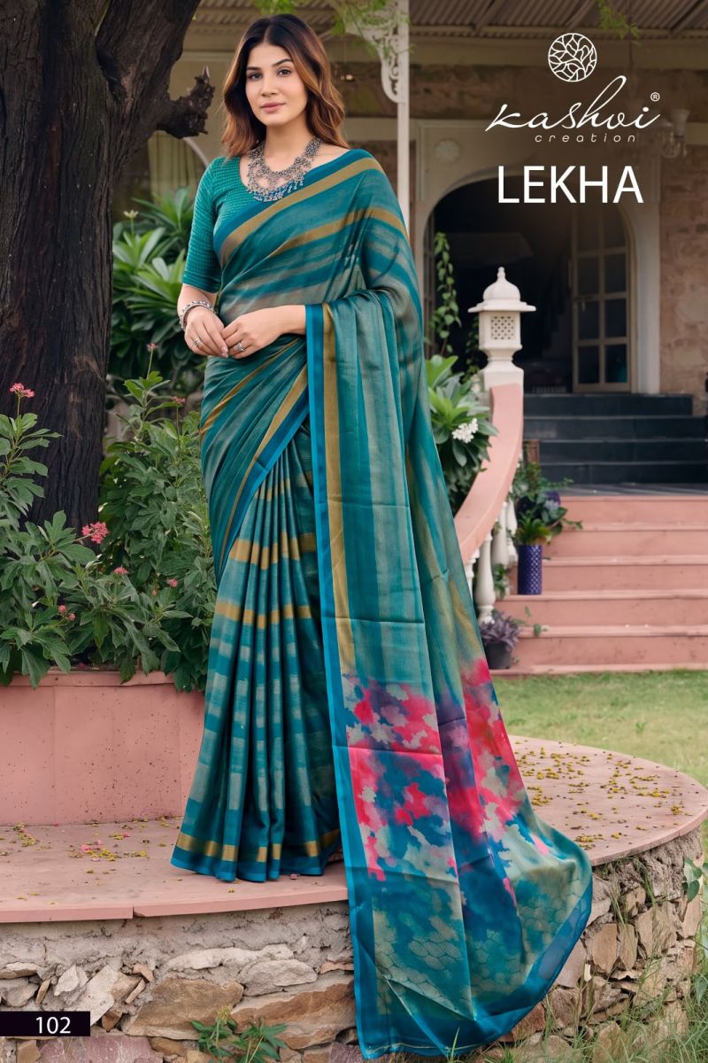 Kashvi Lekha Vol 1 Wholesale Georgette Printed Saree Catalog