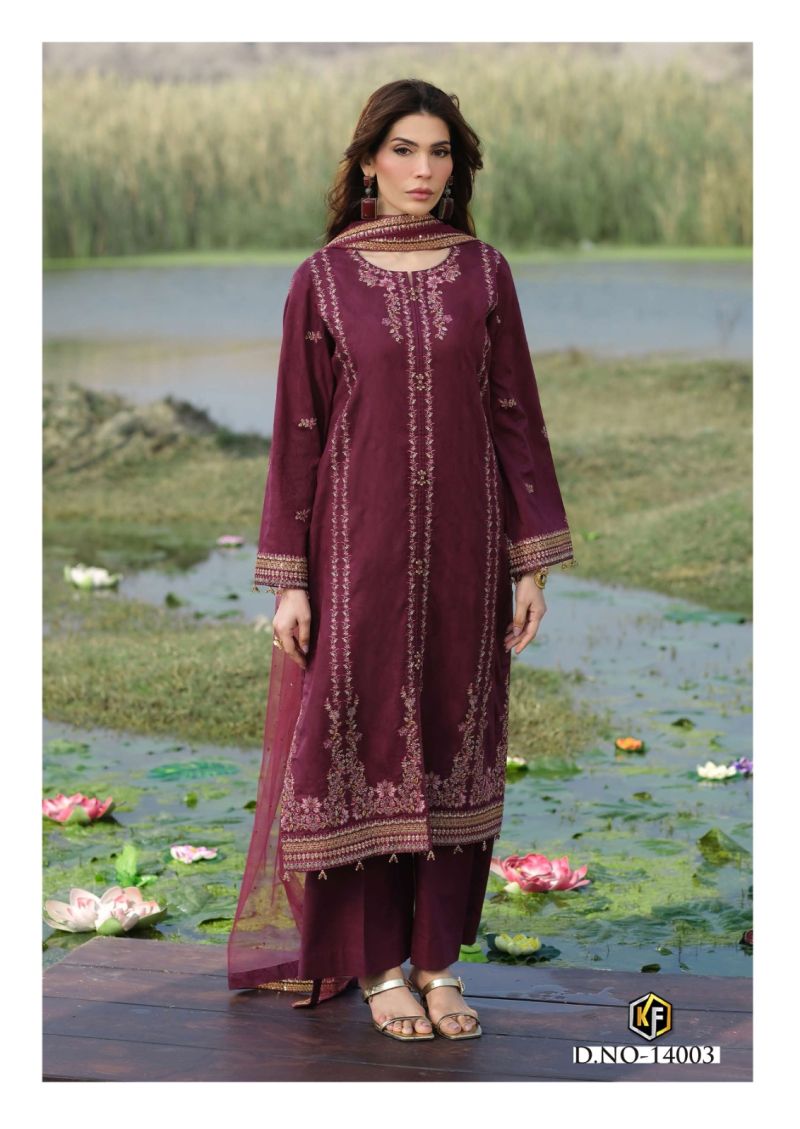 Keval Kaneez Vol 14 Cotton Printed Karachi Dress material Collection — Wholesale Salwar Suits, Keval Fab wholesale from Surat — Photo 2