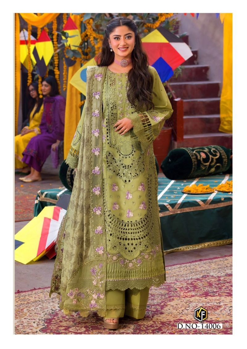 Keval Kaneez Vol 14 Cotton Printed Karachi Dress material Collection — Wholesale Salwar Suits, Keval Fab wholesale from Surat — Photo 6
