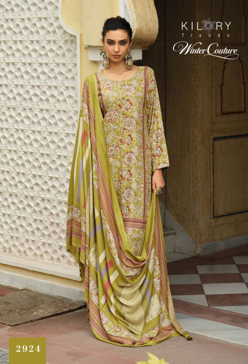 Kilory Winter Couture Viscose Pashmina Digital Print Embroidered Salwar Kameez — Wholesale Salwar Suits, Kilory Trends wholesale from Surat — Photo 6