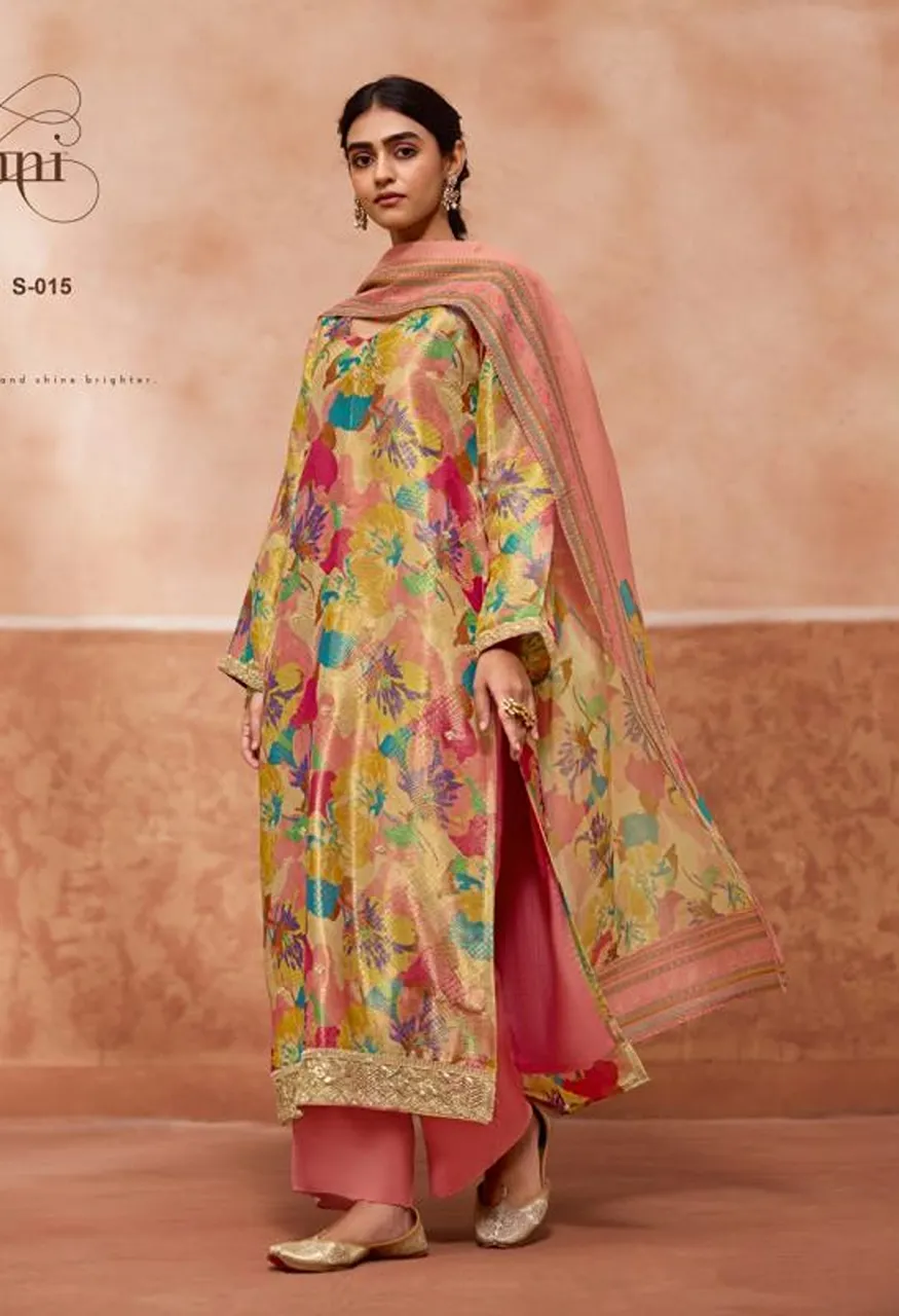Kimora Sohni Lashkara Kanjivaram Weaving Digital Print Salwar Kameez Catalog — Wholesale Dress Material, Kimora wholesale from Surat — Photo 2