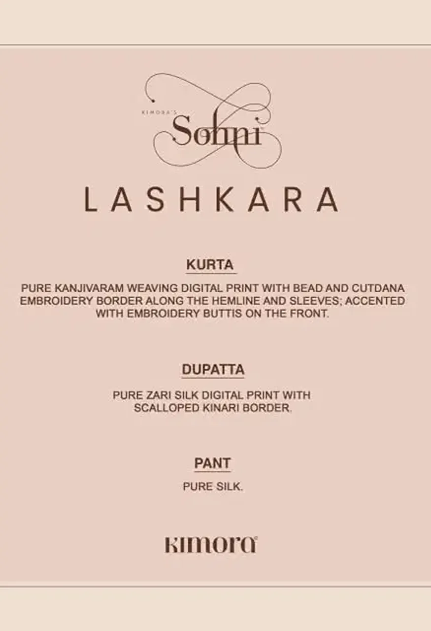 Kimora Sohni Lashkara Kanjivaram Weaving Digital Print Salwar Kameez Catalog — Wholesale Dress Material, Kimora wholesale from Surat — Photo 5
