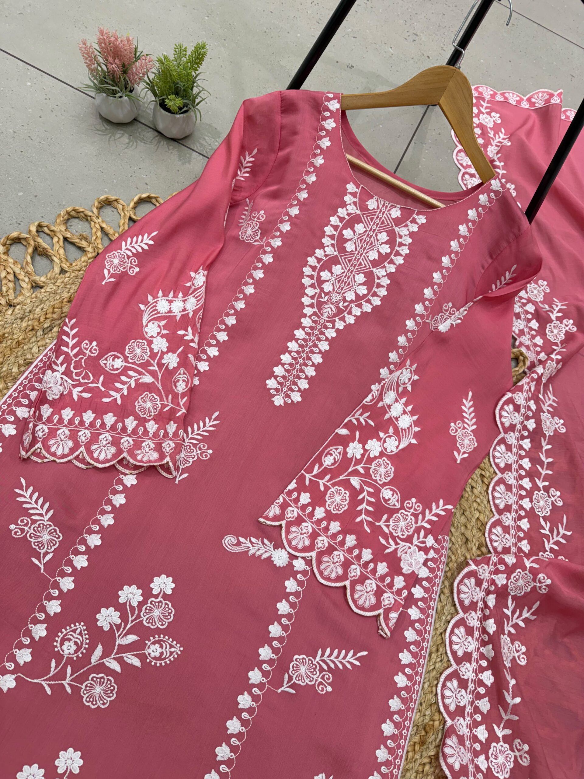 LG-2151 Readymade Mul Chanderi Embroidered Salwar Suit Set Catalog — Wholesale Salwar Suits, Vardan Ethnic wholesale from Surat — Photo 2