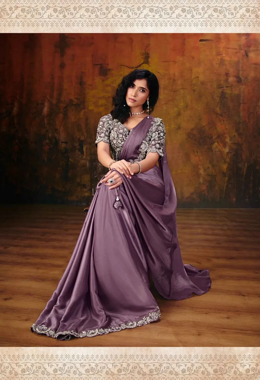 MOHMANTHAN 27100 GUL Mahotsav Ready to wear Designer Drape Saree Collection — Wholesale Sarees, Mahotsav wholesale from Surat — view 2