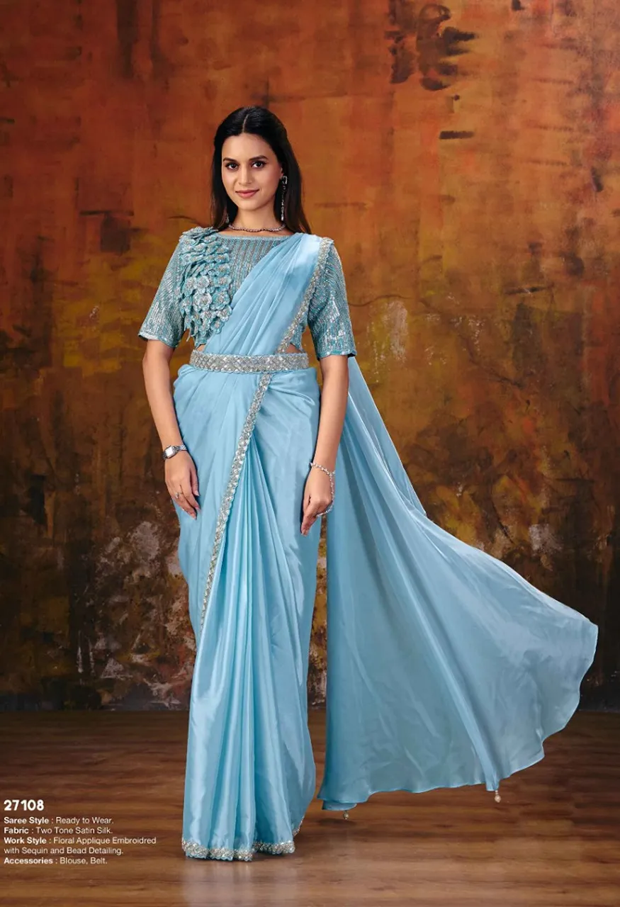 MOHMANTHAN 27100 GUL Mahotsav Ready to wear Designer Drape Saree Collection