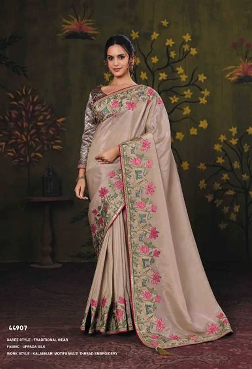 Mahotsav Norita 44900 Rooh Silk Sequence Work Designer Saree Collection — Wholesale Sarees, Mahotsav wholesale from Surat — view 8