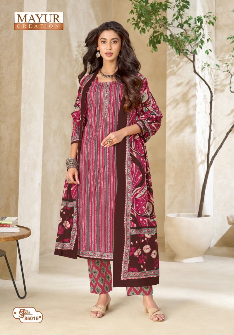 Mayur Khushi Vol 85 Wholesale Cotton Printed Dress Material Collection — Wholesale Salwar Suits, Mayur Creation wholesale from Surat — Photo 12