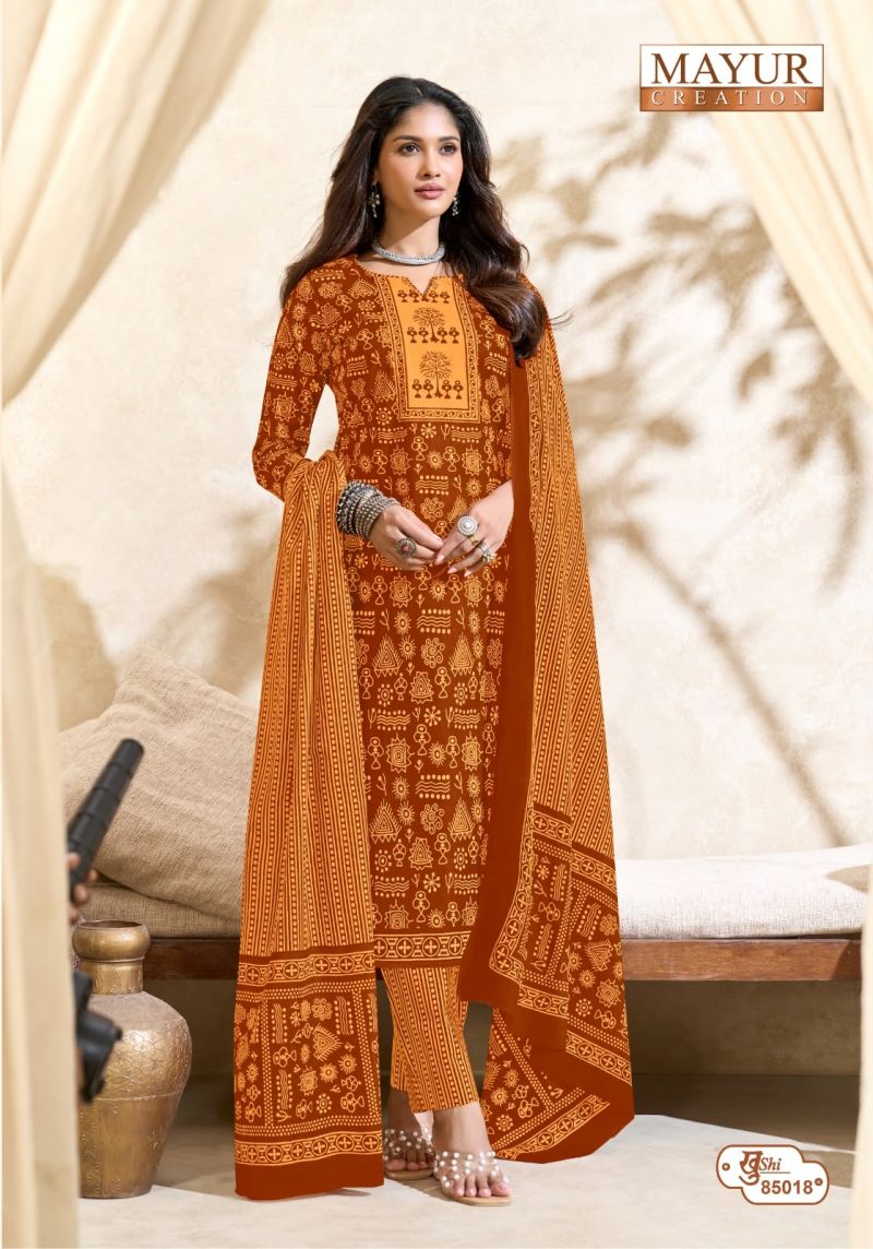 Mayur Khushi Vol 85 Wholesale Cotton Printed Dress Material Collection — Wholesale Salwar Suits, Mayur Creation wholesale from Surat — Photo 2