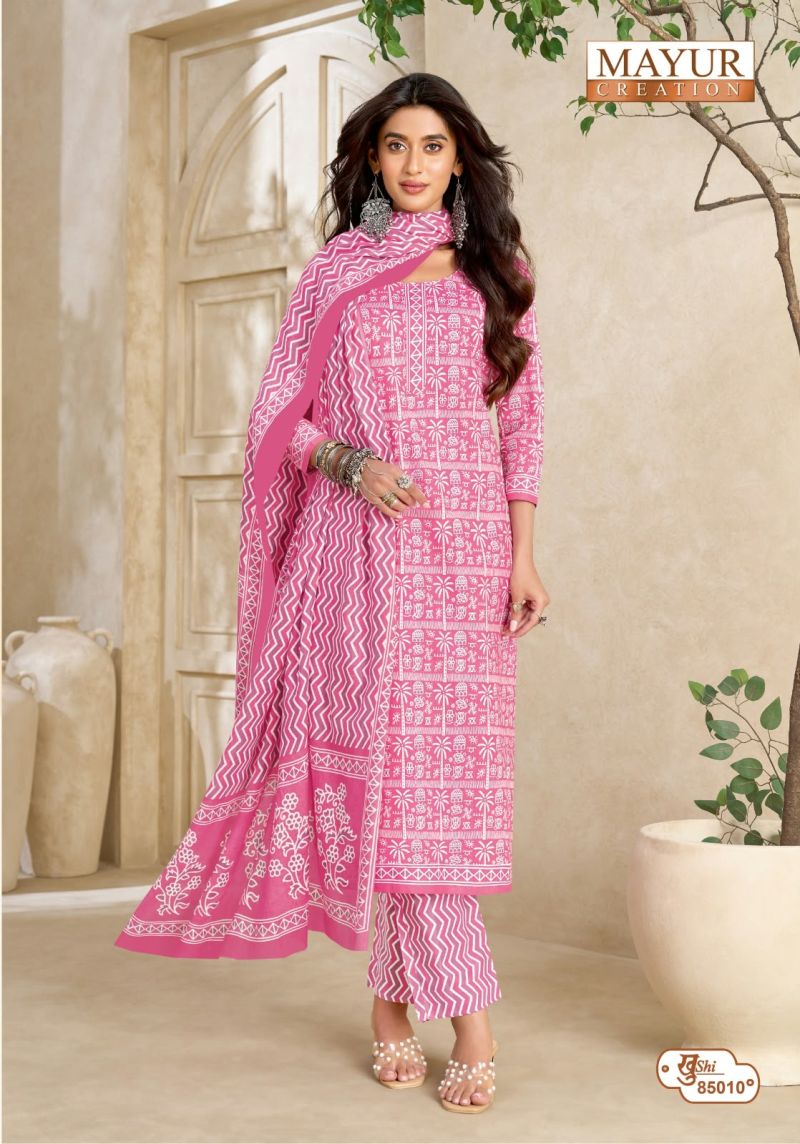 Mayur Khushi Vol 85 Wholesale Cotton Printed Dress Material Collection
