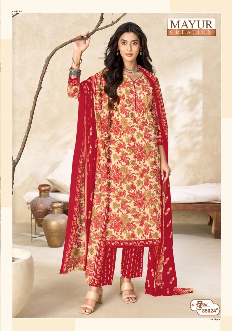 Mayur Khushi Vol 85 Wholesale Cotton Printed Dress Material Collection — Wholesale Salwar Suits, Mayur Creation wholesale from Surat — Photo 18