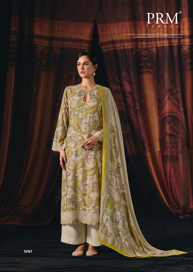 Prm Bellora Viscose Pashmina Digital Print Fancy Work Salwar Kameez Collection — Wholesale Salwar Suits, Prm Trendz wholesale from Surat — view 5
