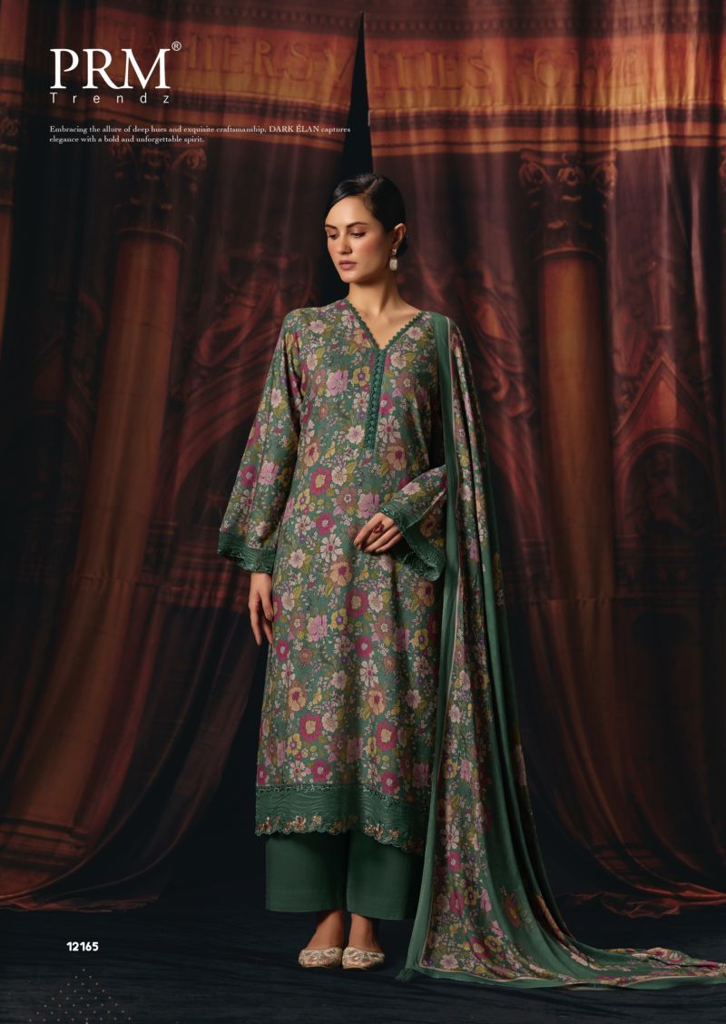 Prm Bellora Viscose Pashmina Digital Print Fancy Work Salwar Kameez Collection — Wholesale Salwar Suits, Prm Trendz wholesale from Surat — view 4