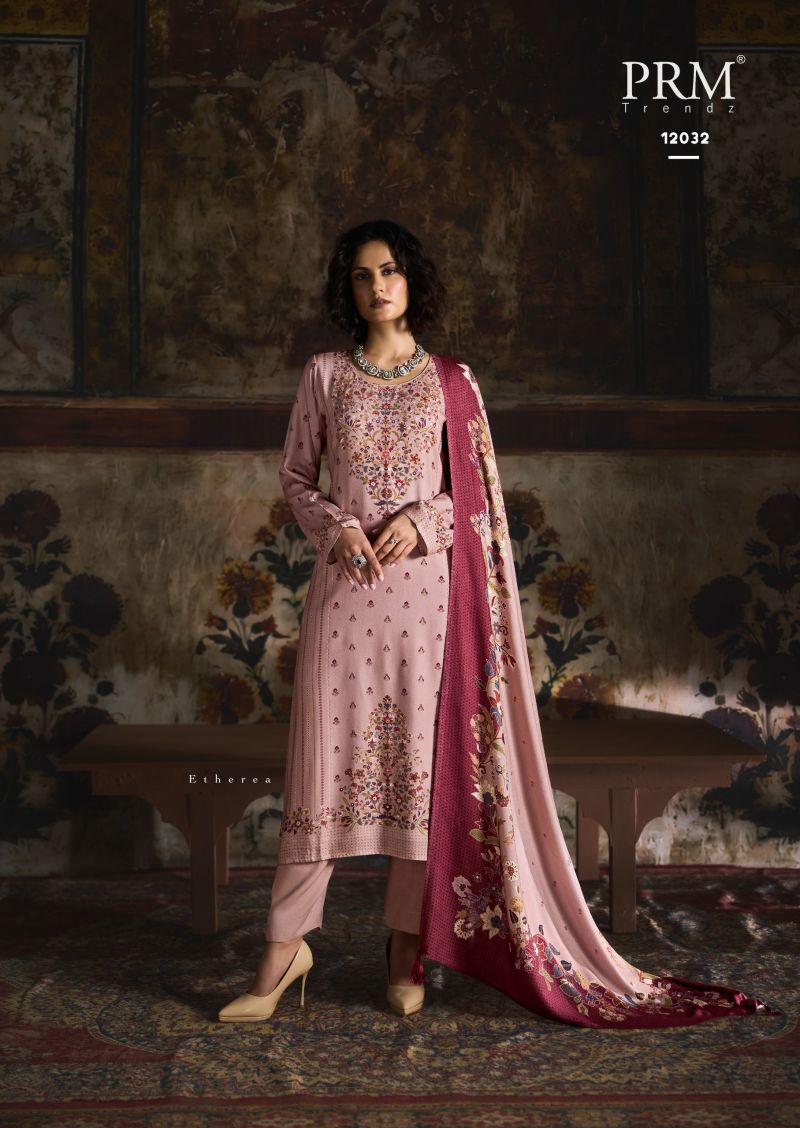 Prm Uzmaa Viscose Pashmina Digital Print Khatli Work Salwar Kameez Catalog — Wholesale Salwar Suits, Prm Trendz wholesale from Surat — Photo 7