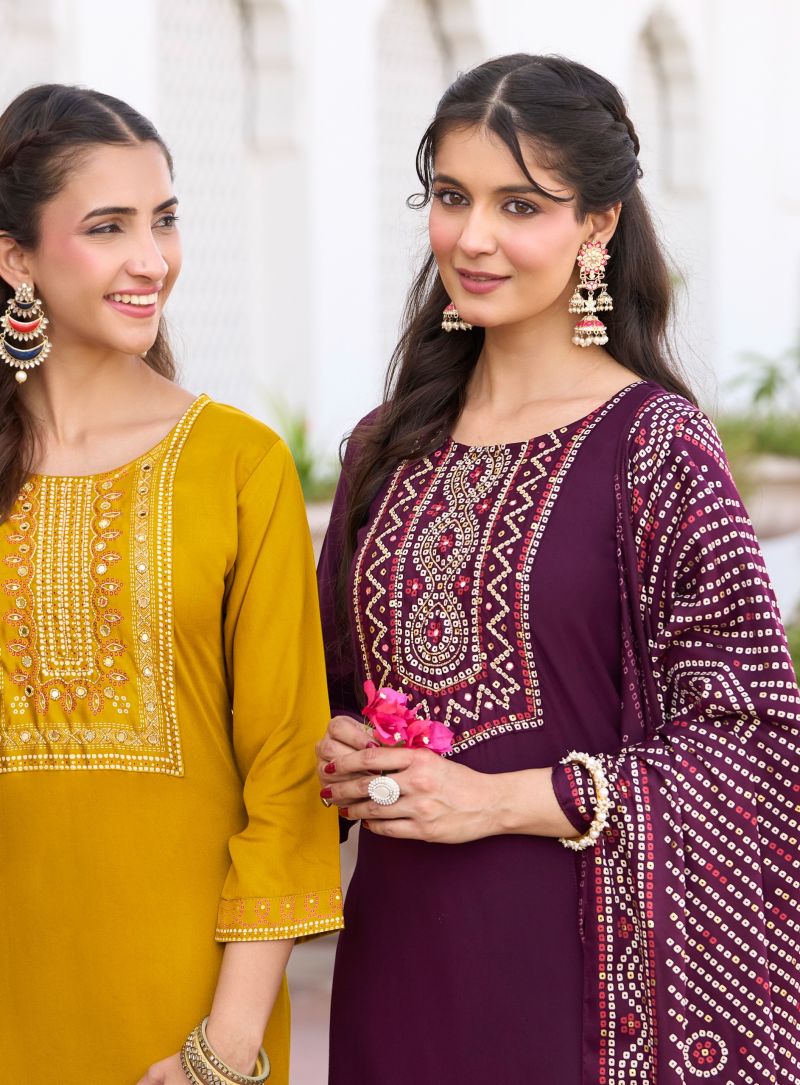 Radhika Akriti Vol 2 Gaji Silk Hand Work Kurti With Bottom Dupatta Collection