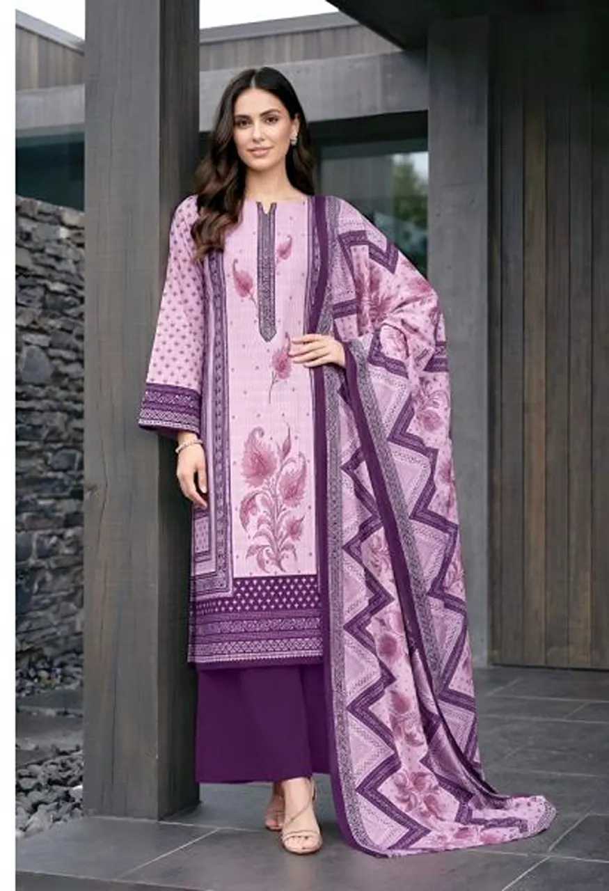 Ramsha Maria B Vol 6 Cotton Print Swarovski Work Salwar Kameez Catalog — Wholesale Salwar Suits, Ramsha wholesale from Surat — Photo 4