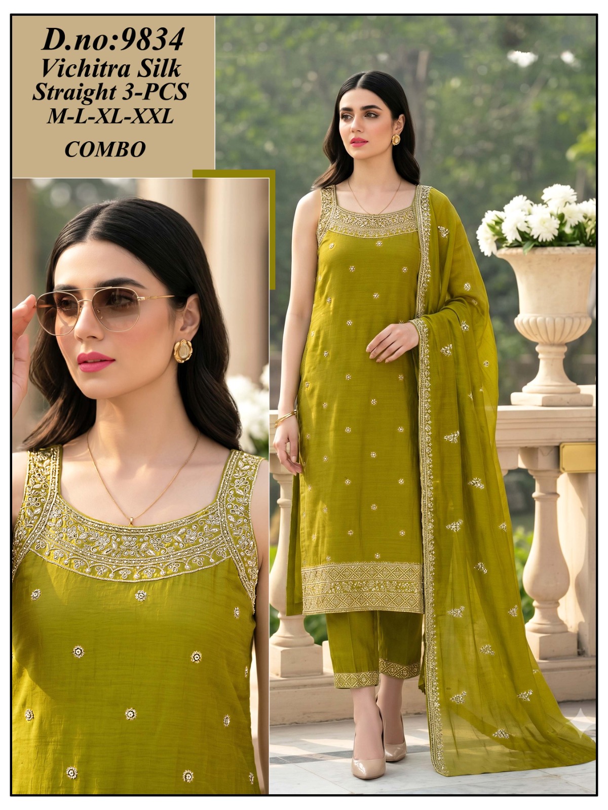 Rangeela Fabric Combo Wholesale Kurti with Bottom Dupatta Collection — Wholesale Kurtis, Vardan Ethnic wholesale from Surat — Photo 5