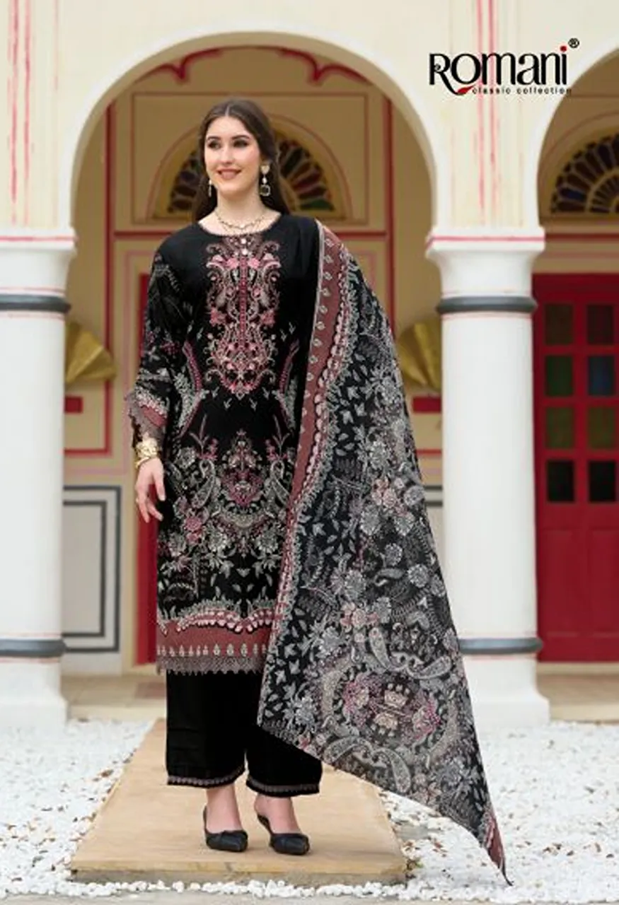 Romani Aarzu Vol 37 Soft Cotton Digital Printed Dress Materia Collection — Wholesale Salwar Suits, Romani wholesale from Surat — view 9