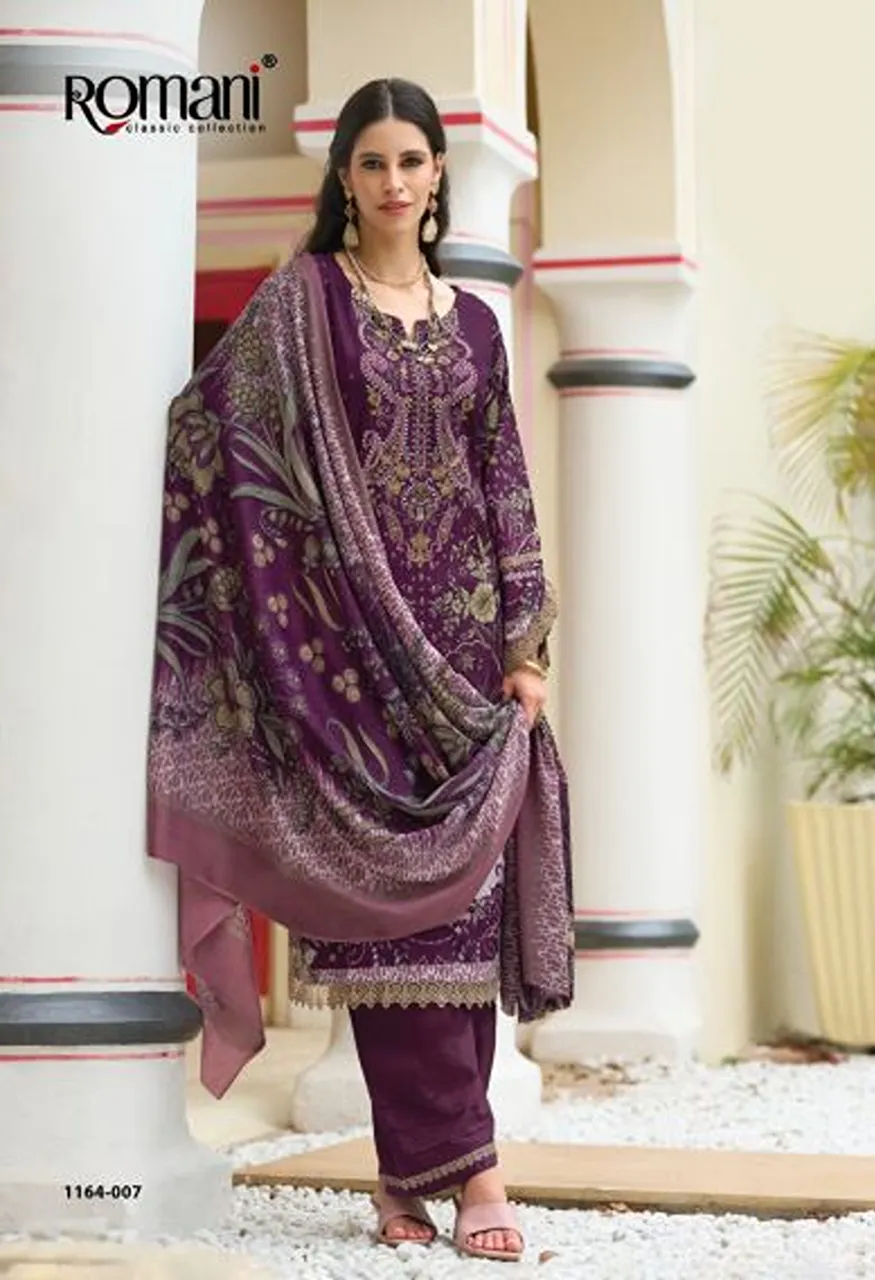 Romani Aarzu Vol 37 Soft Cotton Digital Printed Dress Materia Collection — Wholesale Salwar Suits, Romani wholesale from Surat — view 6
