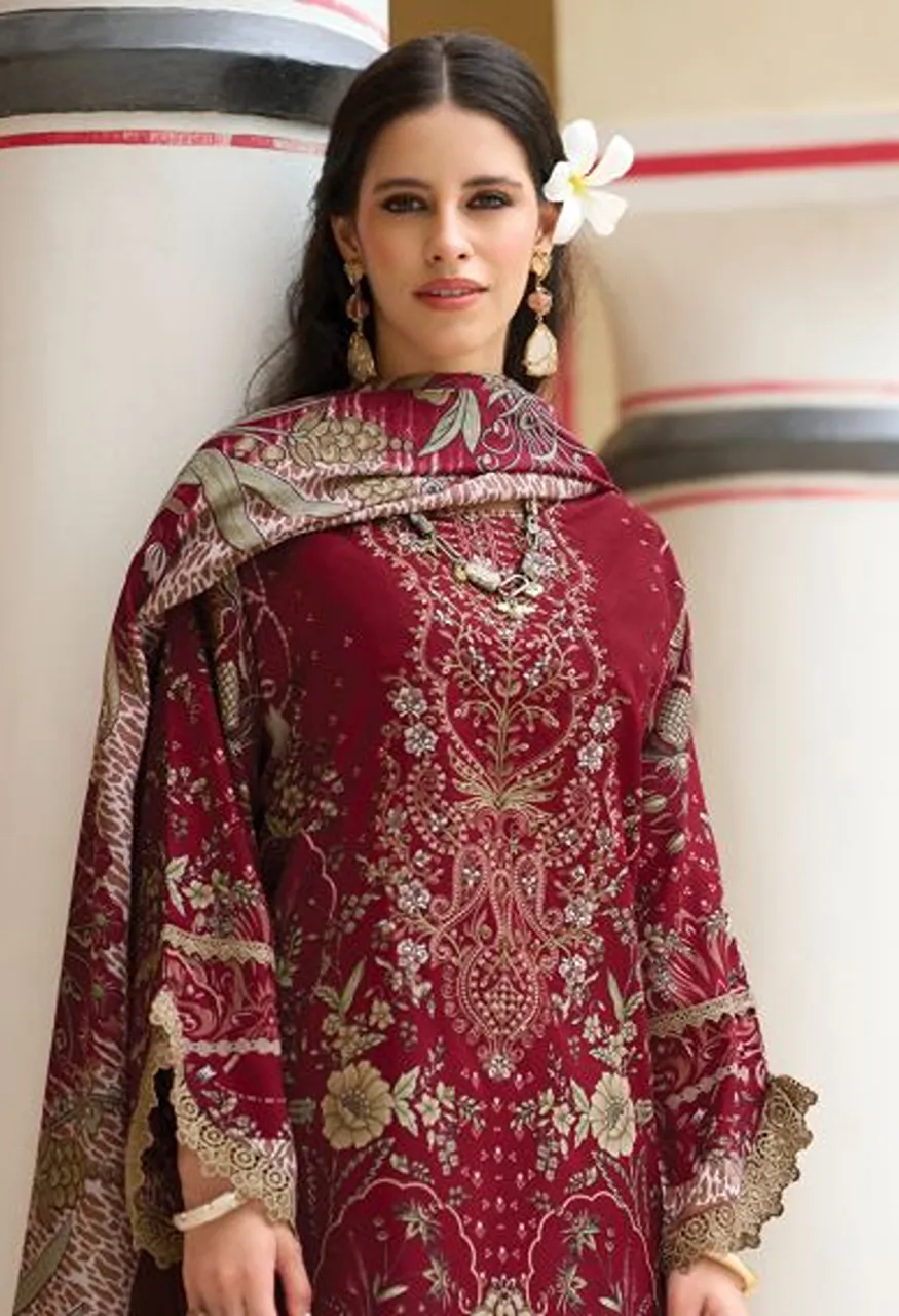 Romani Aarzu Vol 37 Soft Cotton Digital Printed Dress Materia Collection