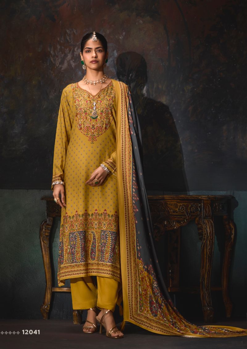 Sadhana Rosa Viscose Pashmina Digital Printed Salwar Kameez Collection — Wholesale Salwar Suits, Sadhana Fashion wholesale from Surat — Photo 7